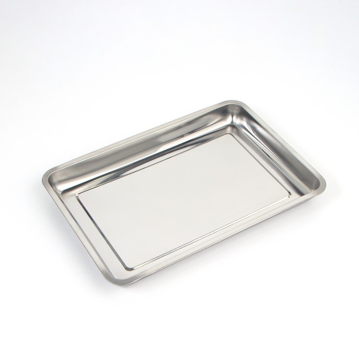 Противень из нержавеющей стали Luxstahl, 50×35×4,8 см Противень из нержавеющей стали Luxstahl, 50×35×4,8 см