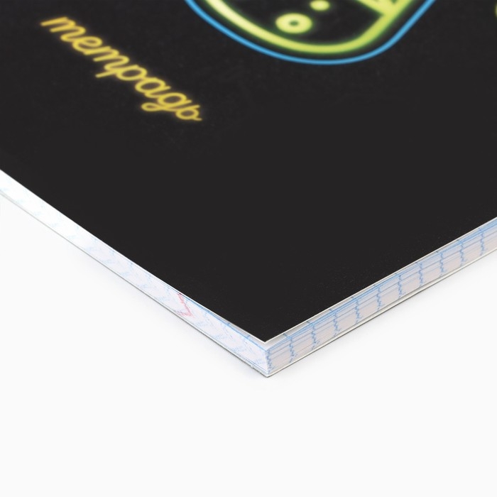 Предметная тетрадь А5, 48 л на скрепке «Неон. Химия» Софт тач лам, 3D лак Предметная тетрадь А5, 48 л на скрепке «Неон. Химия» Софт тач лам, 3D лак