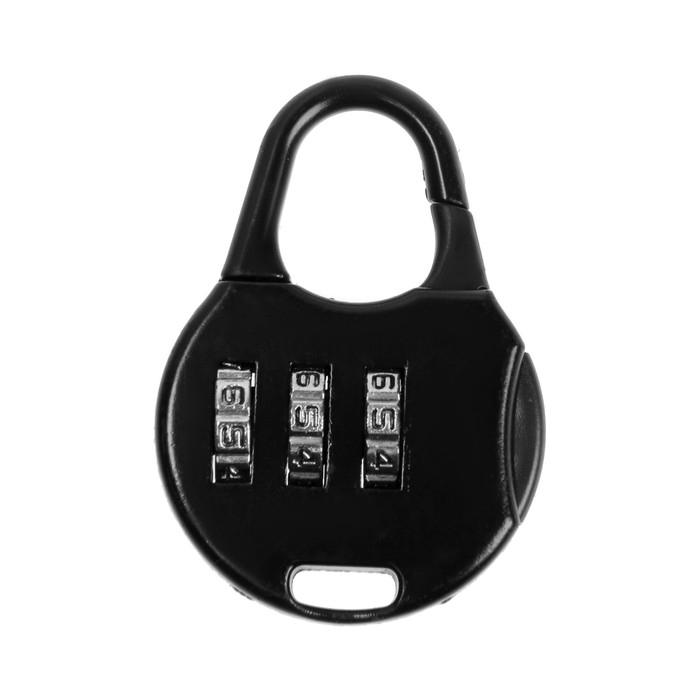 Замок навесной кодовый ТУНДРА ZK006, черный Замок навесной кодовый ТУНДРА ZK006, черный