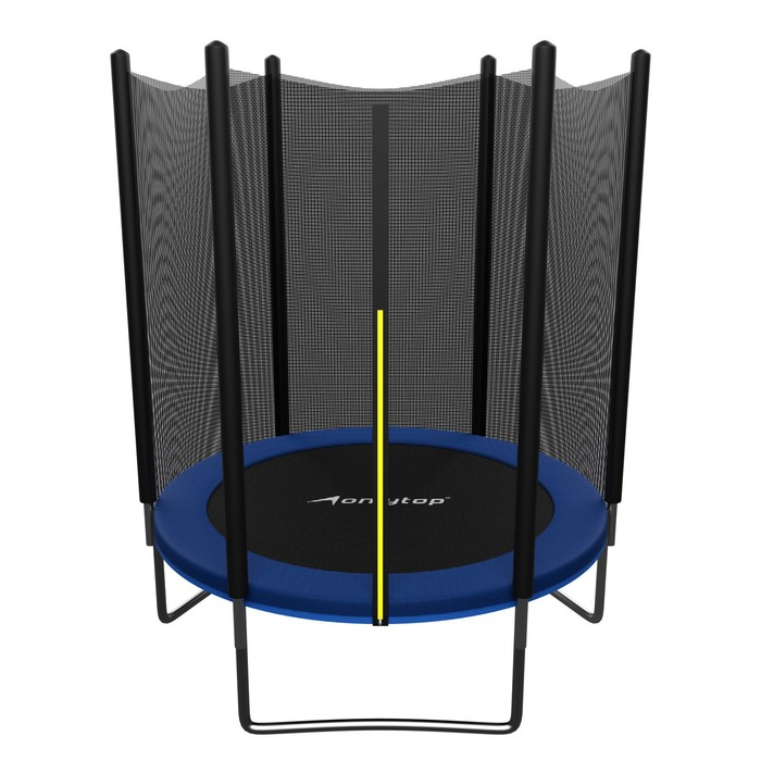 Батут ONLYTOP, d=183 см, высота сетки 173 см, цвет синий Батут ONLYTOP, d=183 см, высота сетки 173 см, цвет синий