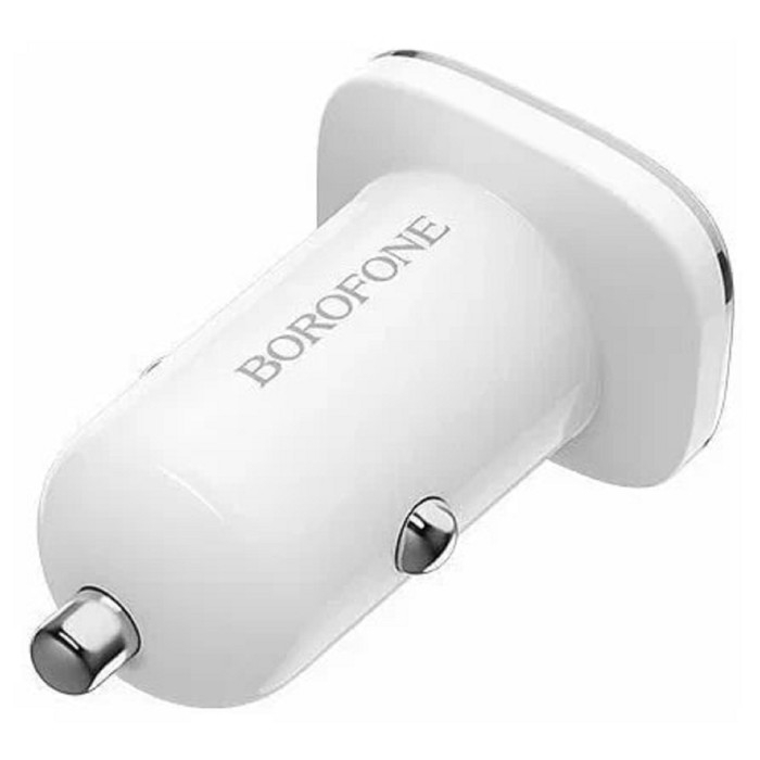 Автомобильное зарядное устройство Borofone BZ12, 2xUSB, 2.4 А, белое