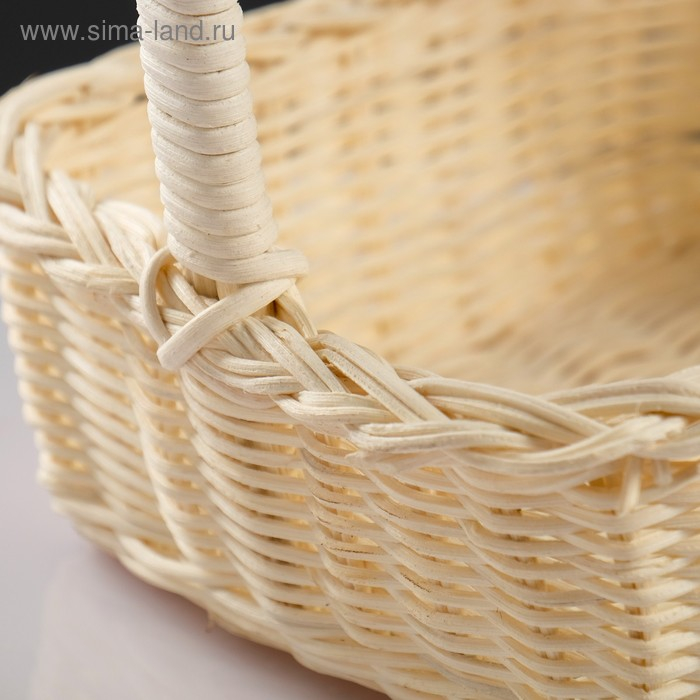 Набор корзин, 3 шт, 24&times;24&times;10/30, 19&times;19&times;8/26, 17&times;17&times;6/19 см, ротанг