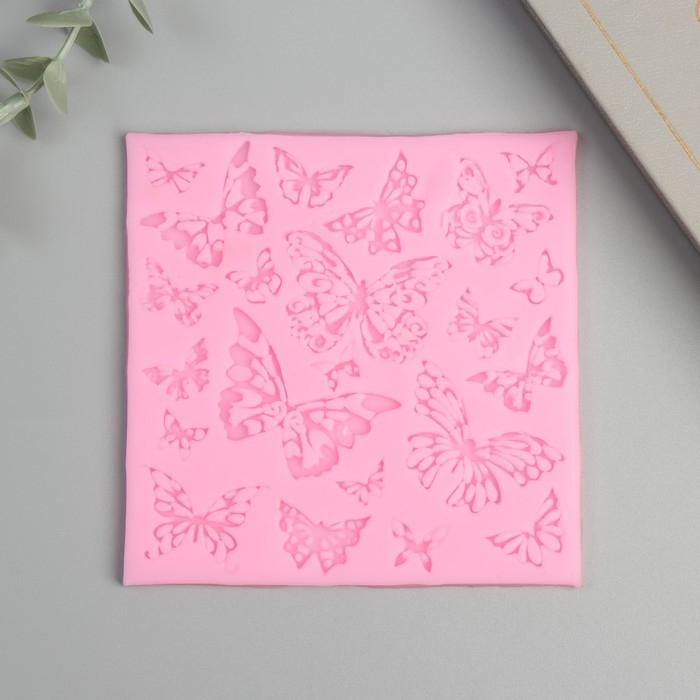 Молд силикон Молд силикон "Царство бабочек" 22 предмета 14,2х9,5х0,8 см