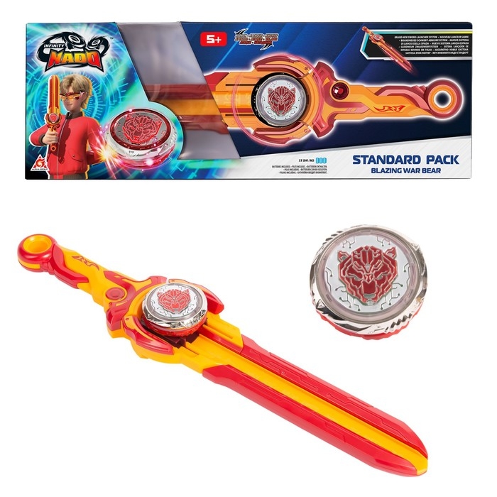 Волчок «Эпик Лончер. Стандарт пак. Blaz Bear», Инфинити Надо Волчок «Эпик Лончер. Стандарт пак. Blaz Bear», Инфинити Надо