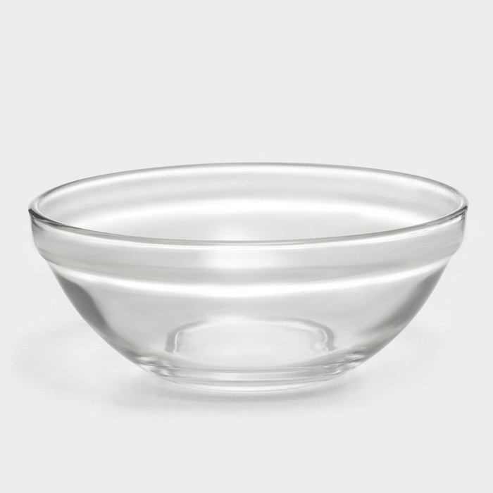 Набор стеклянных салатников Доляна «Классика», с крышками, 5 предметов: 900 мл (17×7,6 см), 500 мл (16×6 см), 350 мл (12,5×5,4 см), 200 мл (10,5×4,5 см), 130 мл (9×3,7 см), цвет зелёный