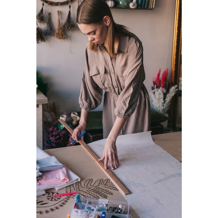 Метр деревянный, 100 см (см/дюймы) Метр деревянный, 100 см (см/дюймы)