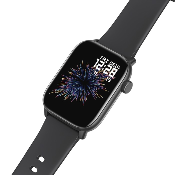 Смарт-часы Hoco Y3, 1.69 Смарт-часы Hoco Y3, 1.69", 240x285, IP68, BT5.0, 220 мАч, будильник, шагомер, черные