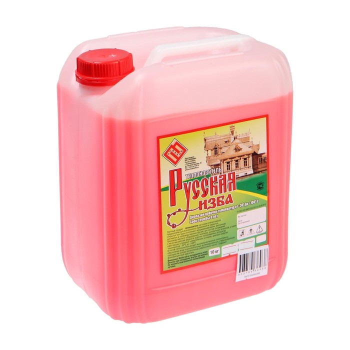 Теплоноситель Теплоноситель "Русская изба" - 30, основа этиленгликоль, 10 кг
