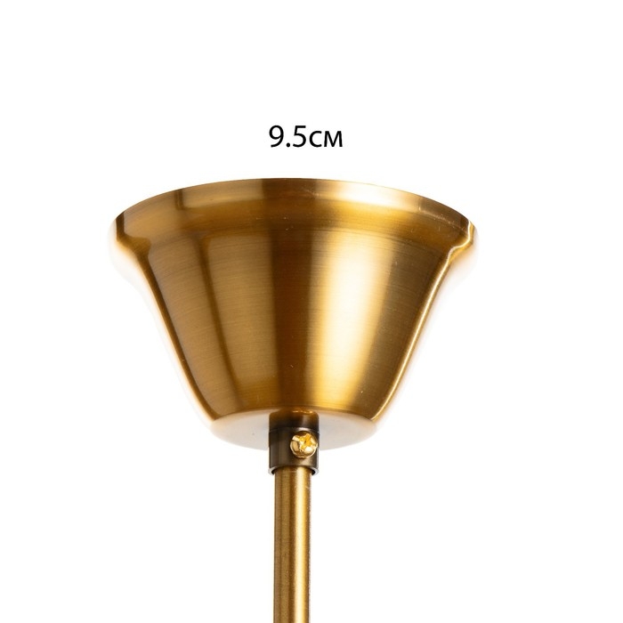 Люстра Люстра "Элимин" 5хЕ14 40Вт черно-золотой 56х75х56 см BayerLux