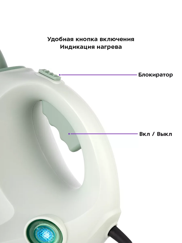 Пароочиститель для дома КТ-9178 - 1050 Вт Пароочиститель для дома КТ-9178 - 1050 Вт