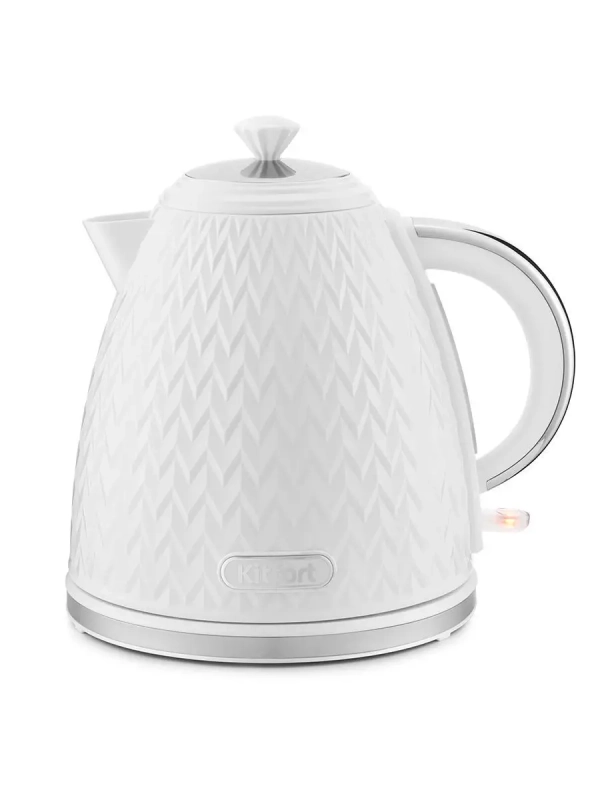 Чайник электрический белый КТ-681 - 1.7 л Чайник электрический белый КТ-681 - 1.7 л