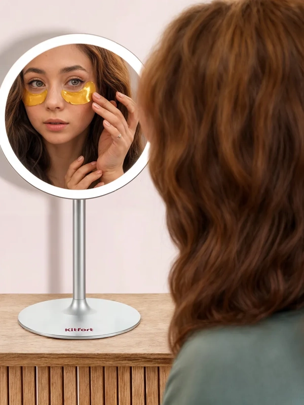 Косметическое зеркало с подсветкой КТ-4126 - 5 Вт Косметическое зеркало с подсветкой КТ-4126 - 5 Вт