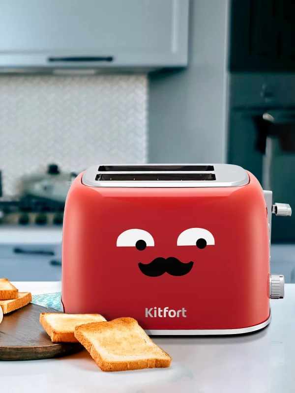 Тостер для хлеба с поддоном КТ-6218 - 870 Вт