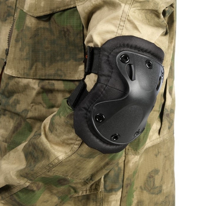 Набор наколенники 17 х 20 см и налокотники 14 х 17.5 см, черные Набор наколенники 17 х 20 см и налокотники 14 х 17.5 см, черные