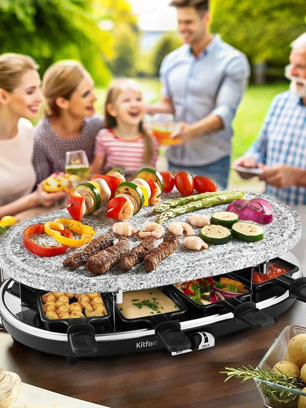 Раклетница - гриль КТ-1651 - 1500 Вт Раклетница - гриль КТ-1651 - 1500 Вт