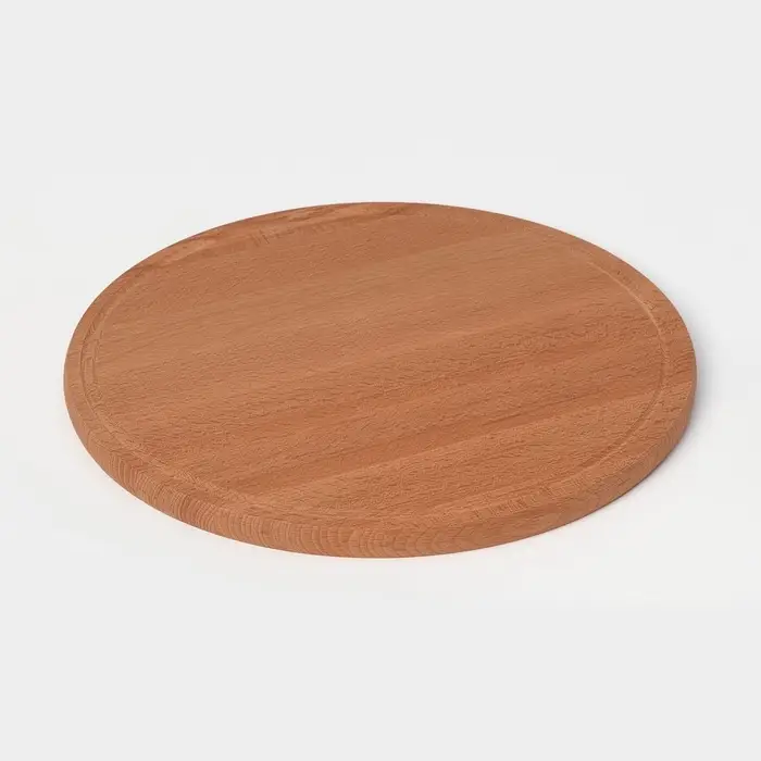Доскa рaзделочнaя с кровостоком Adelica, d=30×1,8 см, бук