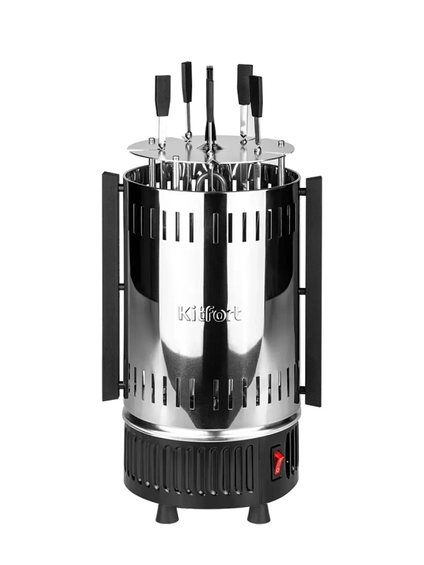 Электрошашлычница вертикальная КТ-1405 - 900 Вт