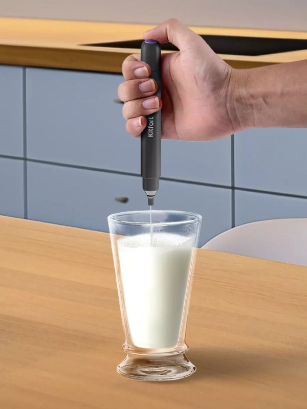 Венчик для взбивания электрический нажимной КТ-7145 Венчик для взбивания электрический нажимной КТ-7145