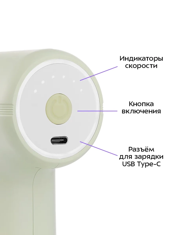Перкуссионный массажер пистолет КТ-5928 - 5 Вт