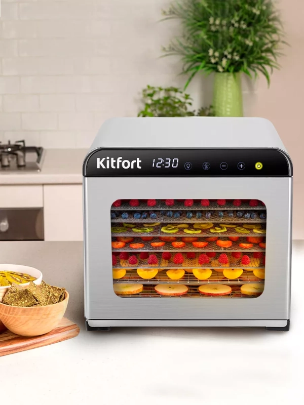 Сушилка для овощей и фруктов КТ-1973 - 800 Вт Сушилка для овощей и фруктов КТ-1973 - 800 Вт