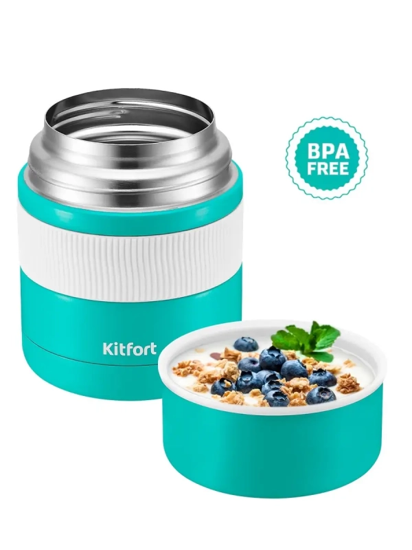 Ланч-бокс с ложкой КТ-1218 - 0.5 л