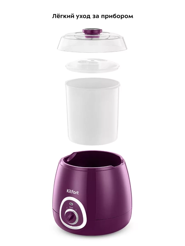 Йогуртница с баночкой электрическая КТ-6398 - 15 Вт Йогуртница с баночкой электрическая КТ-6398 - 15 Вт