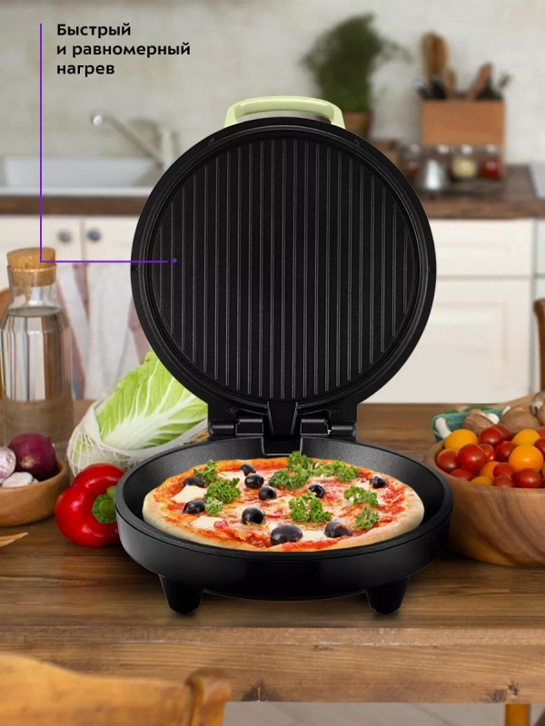 Пиццамейкер электрический КТ-3681 пицца 30 см