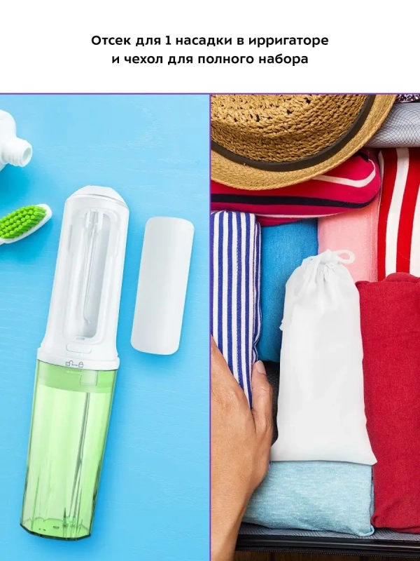 Ирригатор для зубов портативный КТ-2941 - 8 Вт