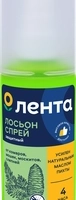 Лосьон-спрей от комаров ЛЕНТА Защита до 4 часов, 100мл