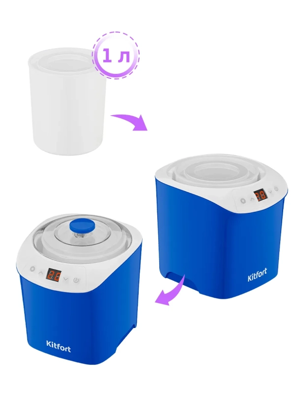 Йогуртница электрическая КТ-4090 - 20 Вт Йогуртница электрическая КТ-4090 - 20 Вт