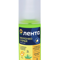 Молочко-спрей для детей ЛЕНТА Защита от комаров до 2 часов, 2+, 100мл