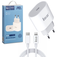 СЗУ HS15 Type-C на Lightning PD20W ISA белое