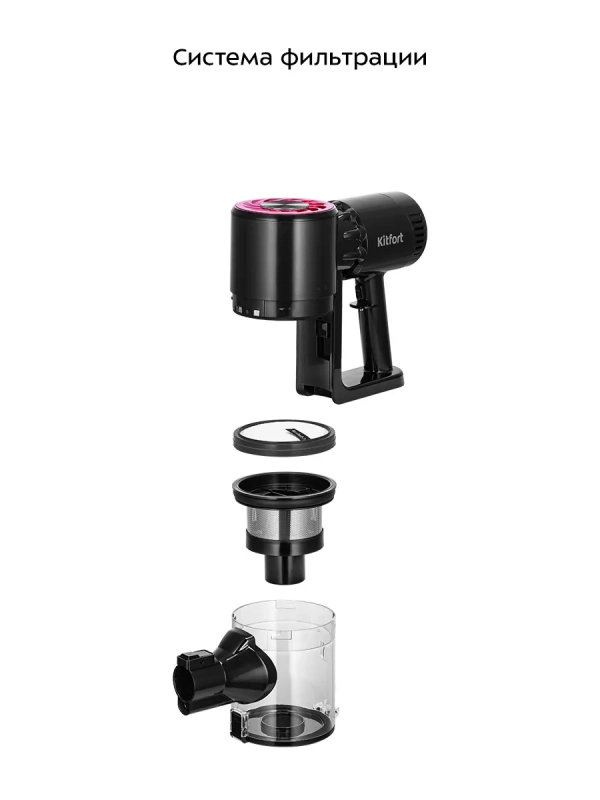 Вертикальный пылесос беспроводной КТ-5291 - 300 Вт