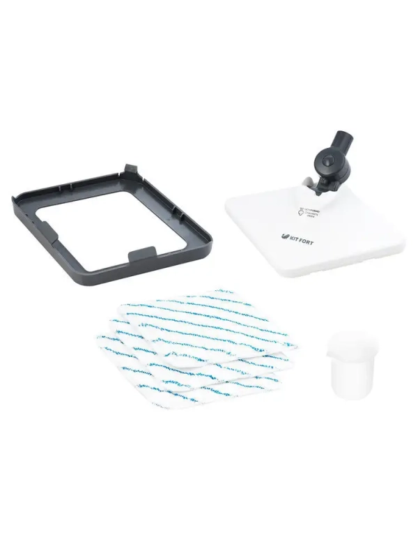 Паровая швабра с насадками КТ-1009 - 1300 Вт - 350 мл Паровая швабра с насадками КТ-1009 - 1300 Вт - 350 мл