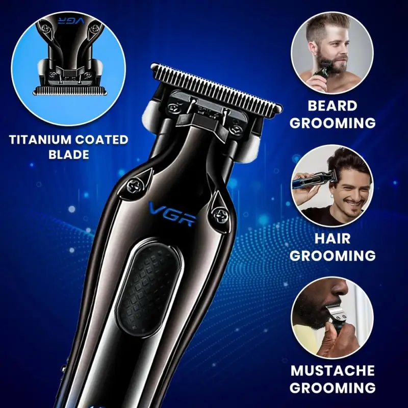 Триммер для стрижки волос VGR V-998 Красный