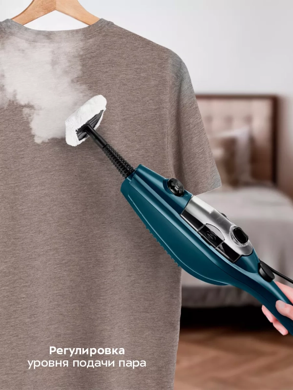 Паровая швабра и пароочиститель КТ-3921 (2 в 1) - 1300 Вт Паровая швабра и пароочиститель КТ-3921 (2 в 1) - 1300 Вт