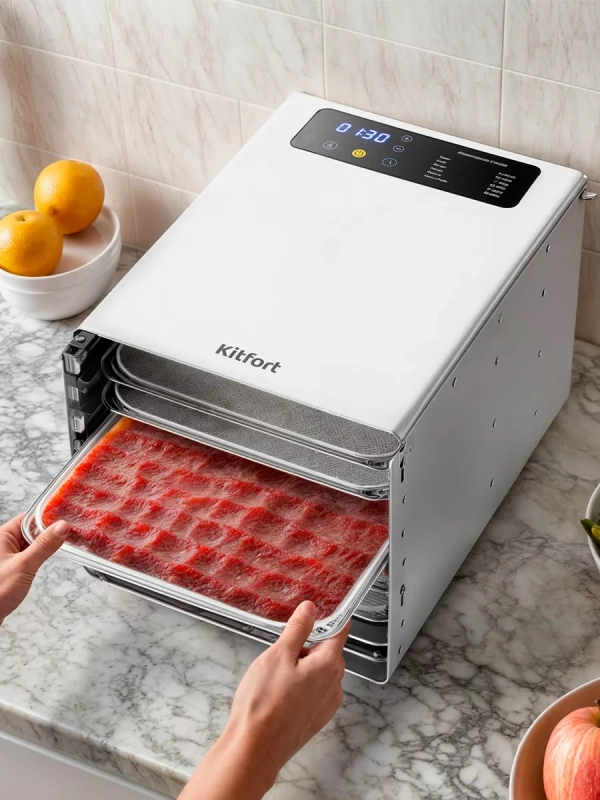 Сушилка для овощей и фруктов электрическая КТ-4908 - 500 Вт