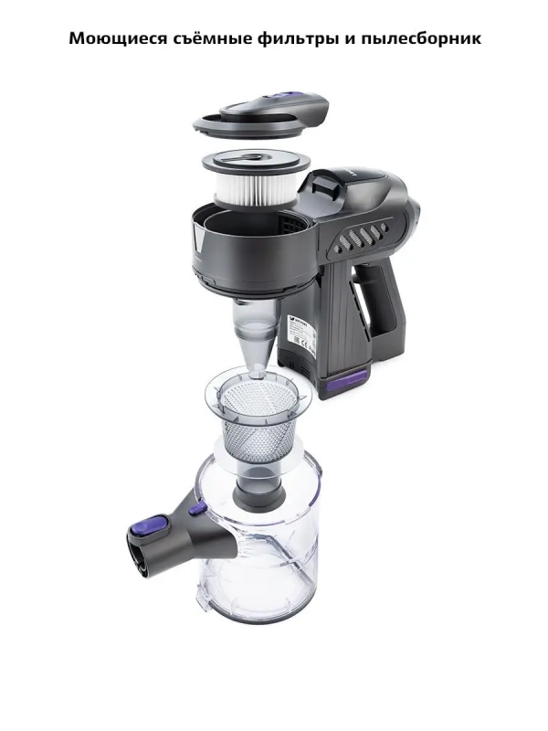 Беспроводной пылесос для дома КТ-543 - 160 Вт Беспроводной пылесос для дома КТ-543 - 160 Вт