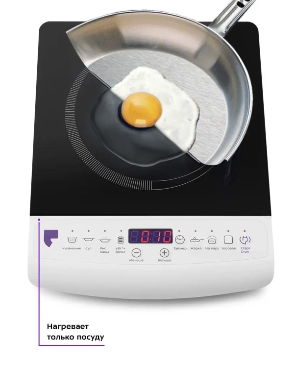 Индукционная плита настольная КТ-101 - 2000 Вт Индукционная плита настольная КТ-101 - 2000 Вт