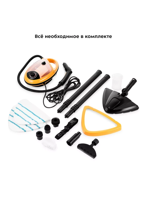 Пароочиститель для дома для уборки КТ-9158 - 1300 Вт Пароочиститель для дома для уборки КТ-9158 - 1300 Вт