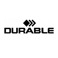 Накладка на стол Durable, 650 × 520 мм, нескользящая основа, верхний прозрачный лист, чёрная