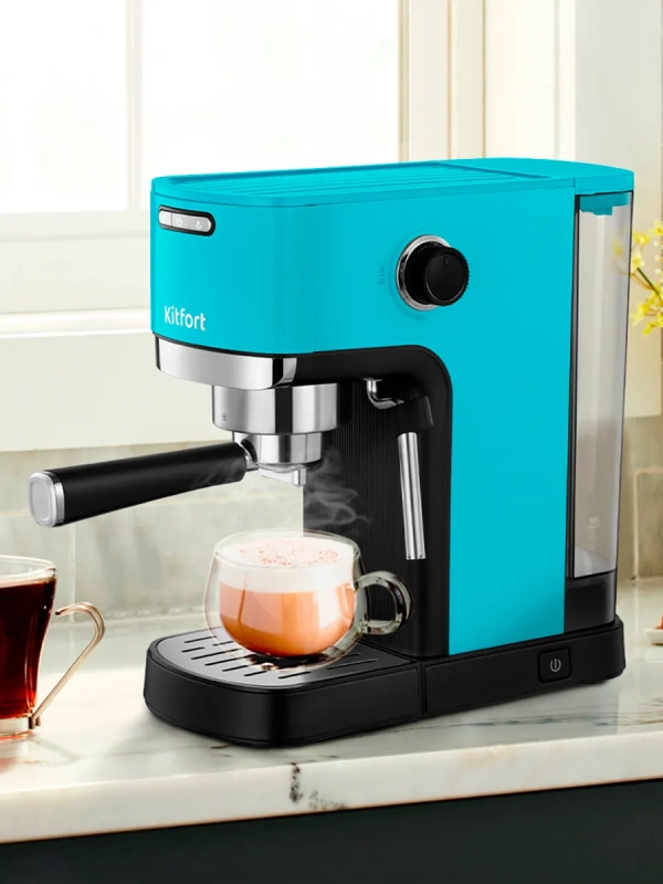 Кофеварка электрическая рожковая КТ-7461 - 1350 Вт