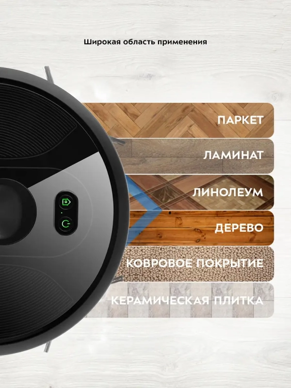 Робот-пылесос с камерой КТ-589 - 25 Вт