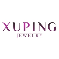 Серьги висячие со стразами XUPING капли, цвет белый в серебре