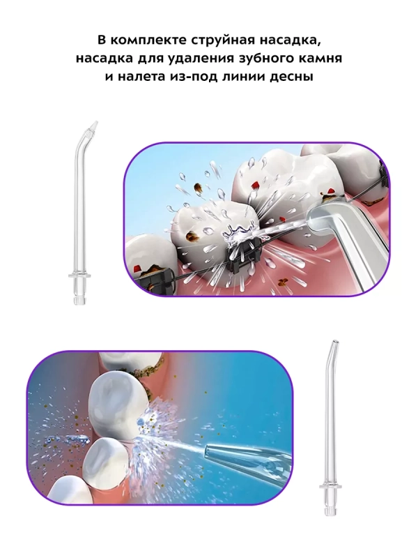 Ирригатор для зубов портативный КТ-2945 - 8 Вт Ирригатор для зубов портативный КТ-2945 - 8 Вт