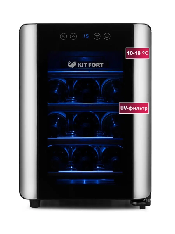 Винный шкаф КТ-2402 - 70 Вт Винный шкаф КТ-2402 - 70 Вт
