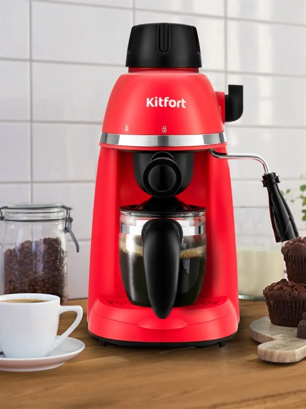 Кофеварка рожковая электрическая КТ-760 - 800 Вт - 0.24 л Кофеварка рожковая электрическая КТ-760 - 800 Вт - 0.24 л