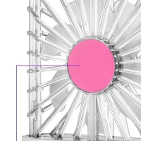 Мини-вентилятор беспроводной КТ-406 - 2.1 Вт