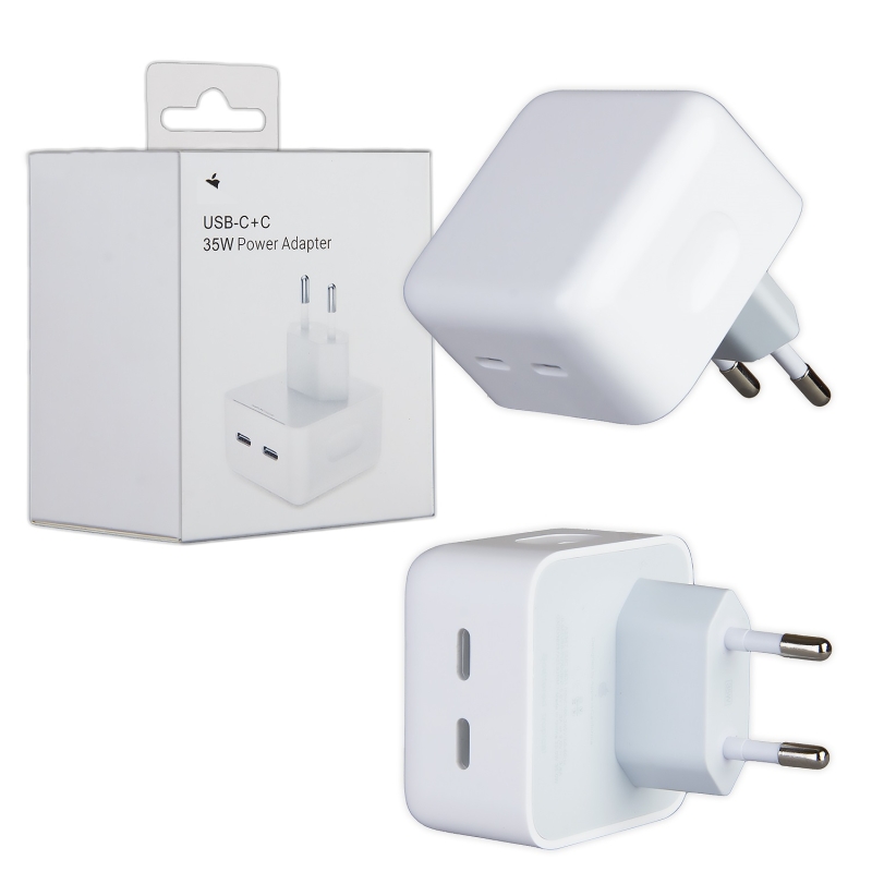 Переходник СЗУ на 2 Type-C 35W Переходник СЗУ на 2 Type-C 35W