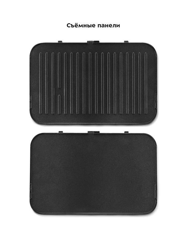 Электрогриль КТ-3622 двусторонний гриль электрический 1800Вт